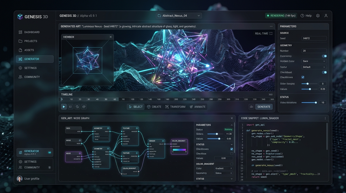 Genesis 3D Procedural Engine